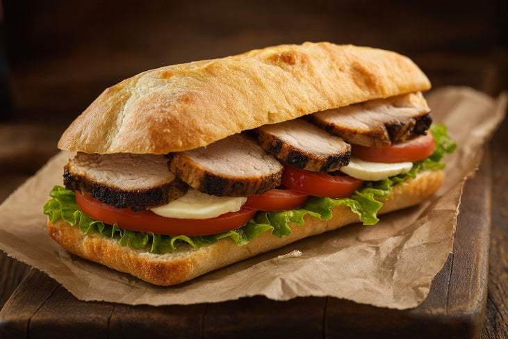 sándwich de pernil de cerdo